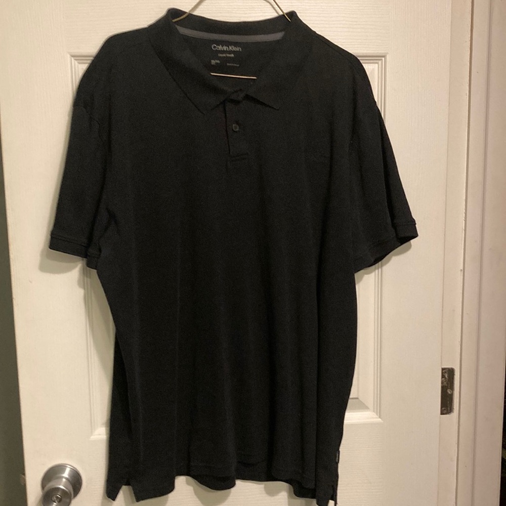 Calvin Klein Men's Black Polo Shirt
